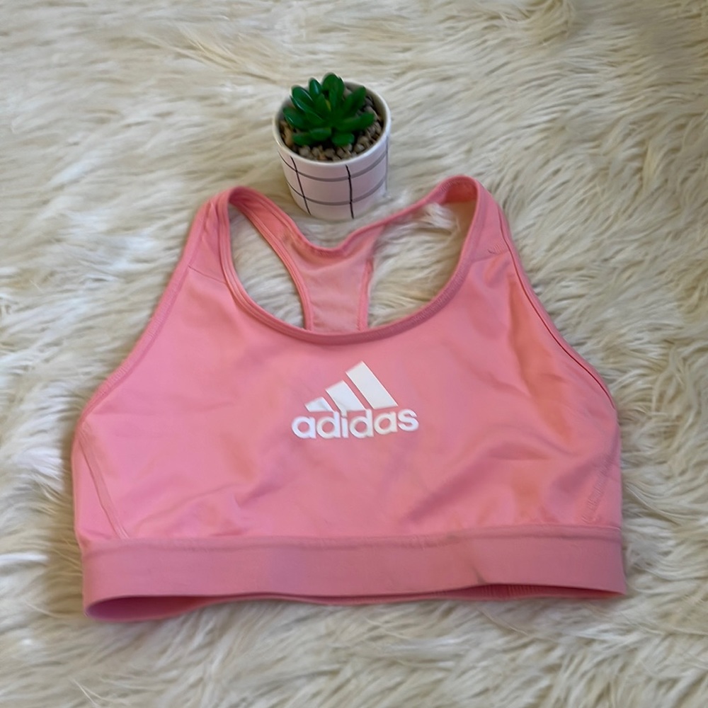 adidas Women's Training Medium Support Bra Color Pink  Size M